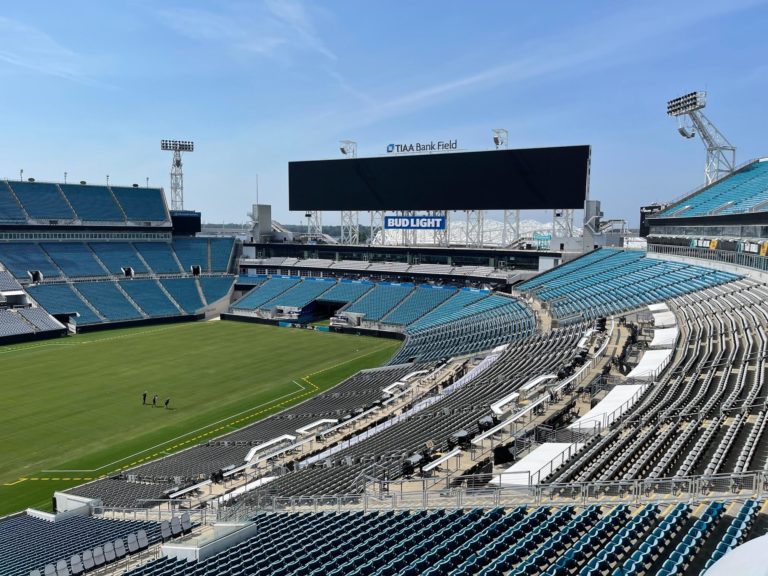 Everbank Field Drink Rail Improvements